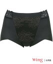Wing ウイング 【Pパンツ】 補整ショーツ 適度におなかとヒップをととのえる ウイング インナー・ルームウェア ショーツ ブラウン グレー