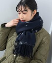 BEAMS HEART WOMEN スター柄 ジャカード ストール ビームス ハート ファッション雑貨 マフラー・ストール・ネックウォーマー グレー ネイビー【送料無料】