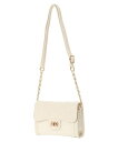 【SALE/46%OFF】Ludic Park キルトフラップチェーンショルダーバッグ ルディックパーク バッグ その他のバッグ ホワイト