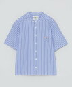 【SALE/22%OFF】MACKINTOSH PHILOSOPHY バッキンガムベア バンドカラーショートスリーブシャツ マッキントッシュ フィロソフィー トップス シャツ・ブラウス ネイビー ブルー【送料無料】