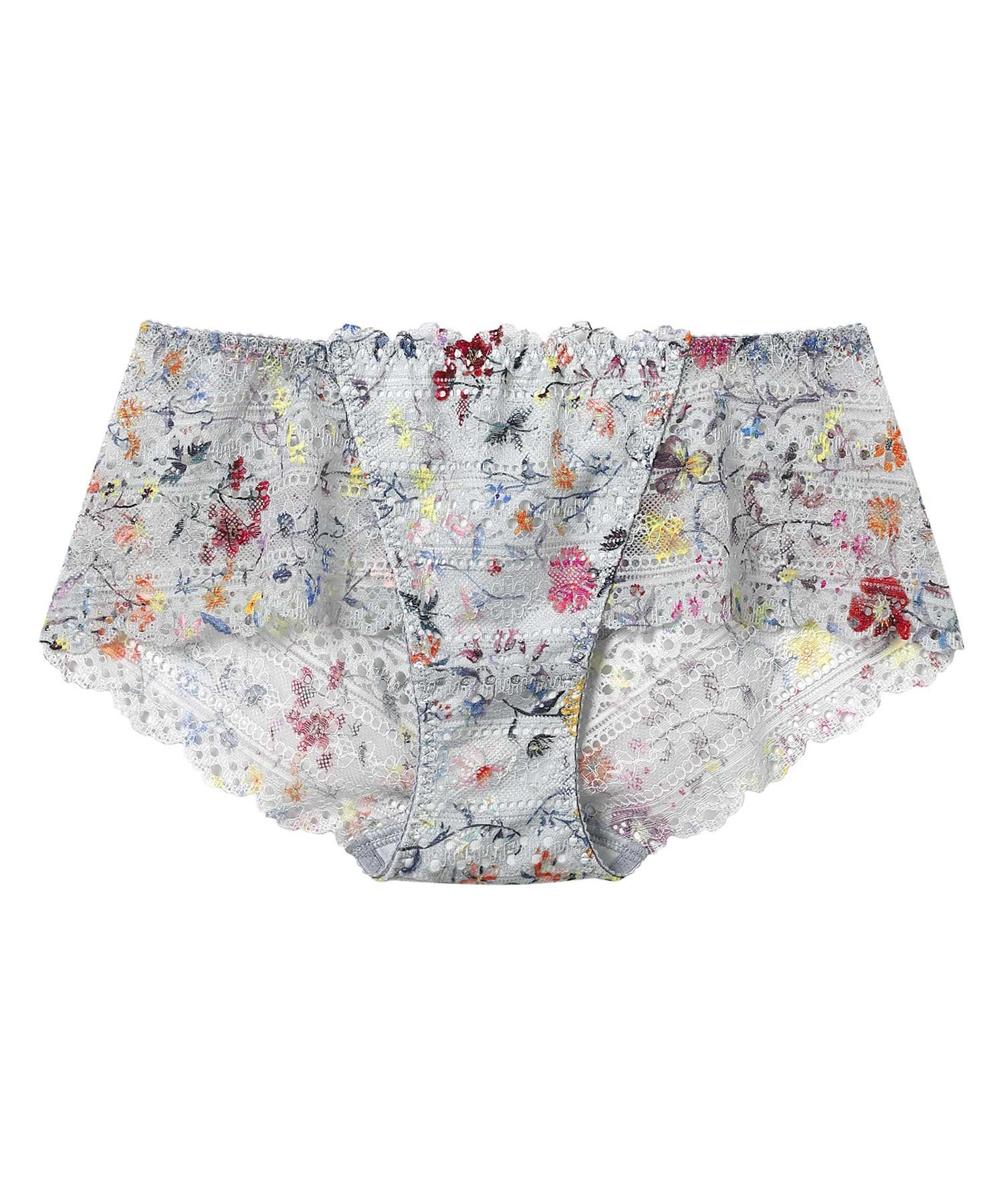 【SALE／10%OFF】une nana cool MADE WITH LIBERTY FABRIC 総レースショーツ ウンナナクール インナー・ルームウェア ショーツ グリーン ベージュ ネイビー 3