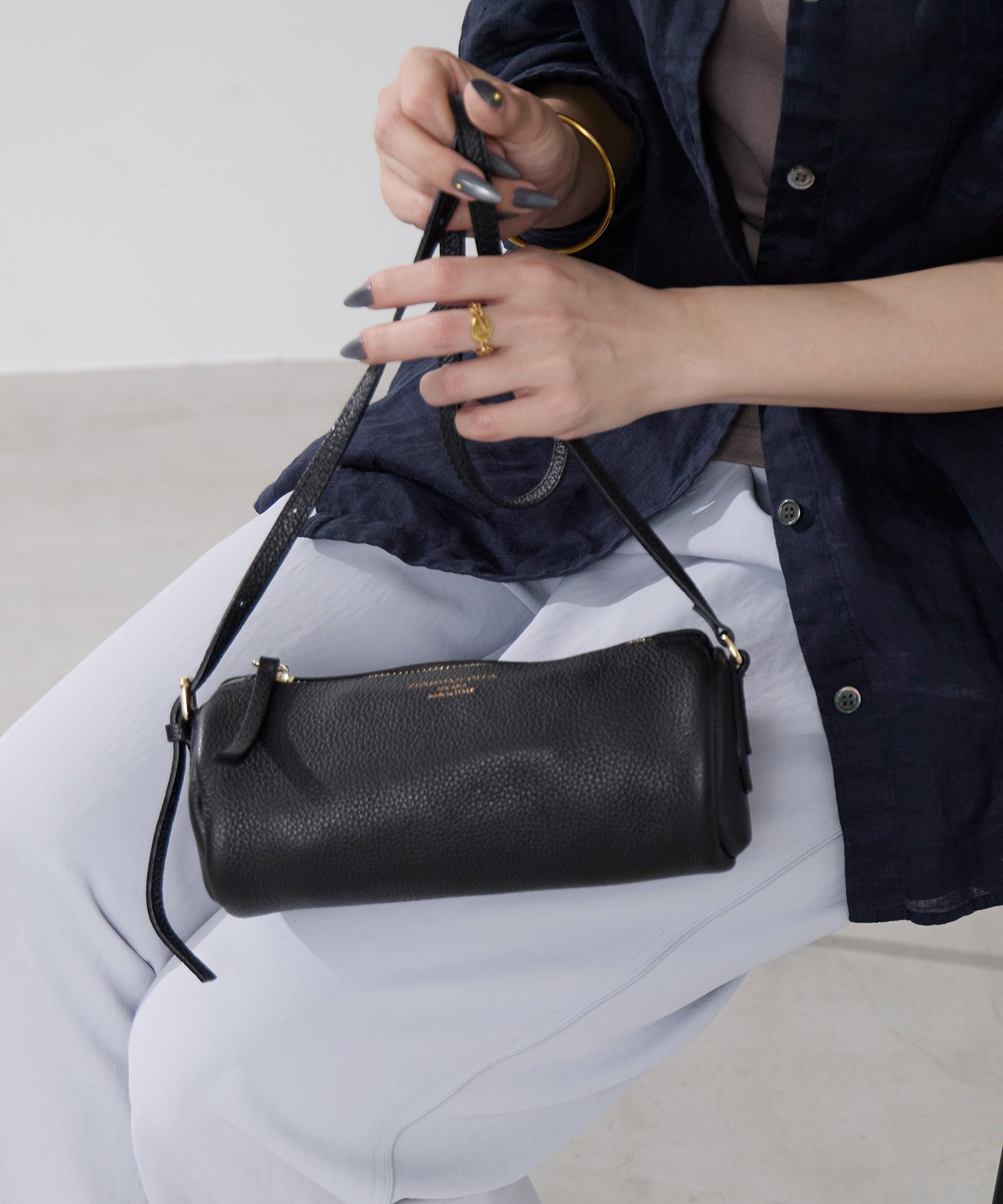 MICA&DEAL 【CHRISTIAN VILLA】ミニショルダーバッグ マイカアンドディール バッグ ショルダーバッグ ベージュ ホワイト ブラック【送料無料】