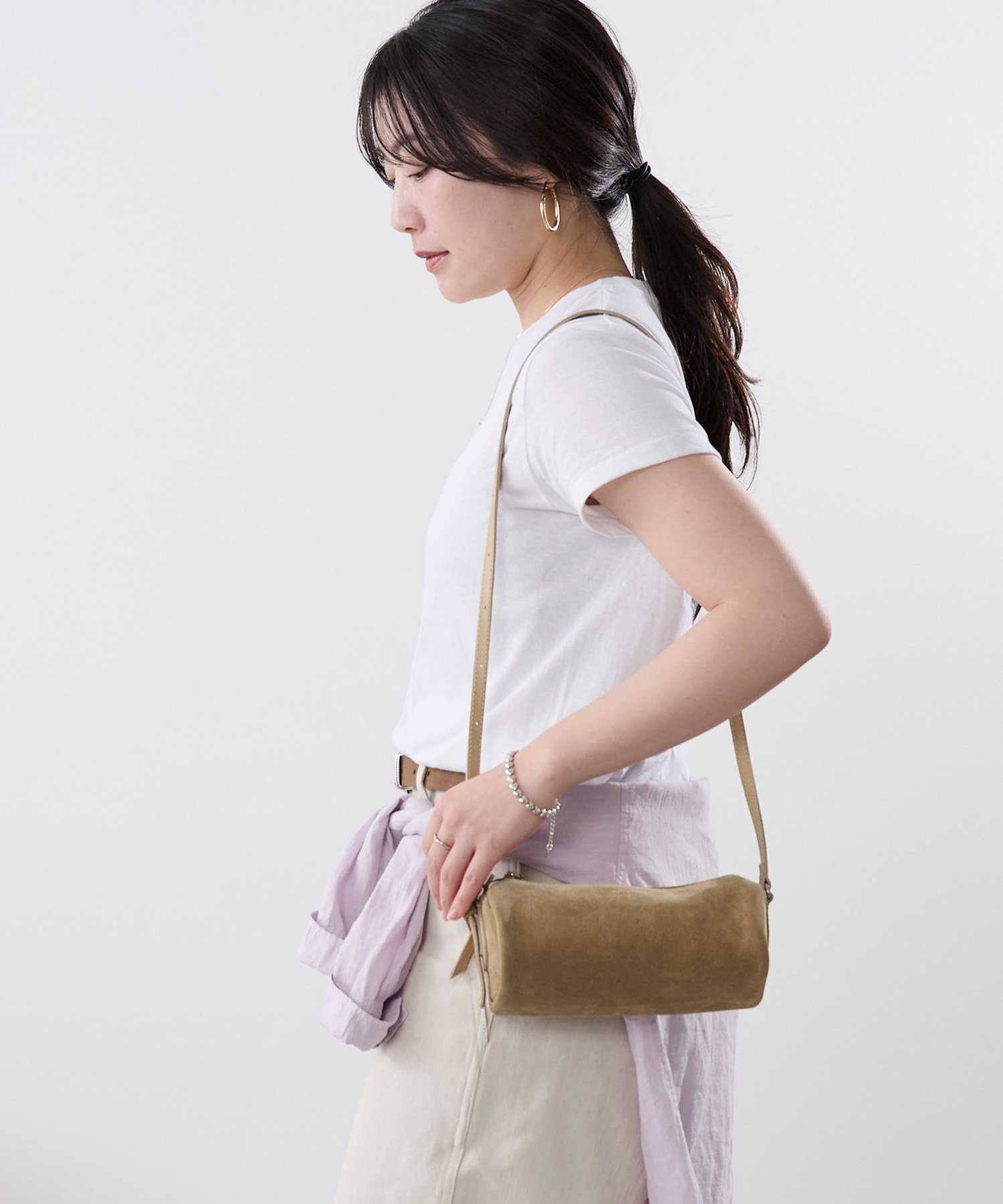 MICA&DEAL 【CHRISTIAN VILLA】ミニショルダーバッグ マイカアンドディール バッグ ショルダーバッグ ベージュ ホワイト ブラック【送料無料】