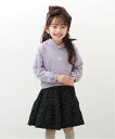 devirock ドッキング パーカーワンピース デビロック 子供服 キッズ デビロック ワンピース ドレス その他のワンピース ドレス パープル ブラック