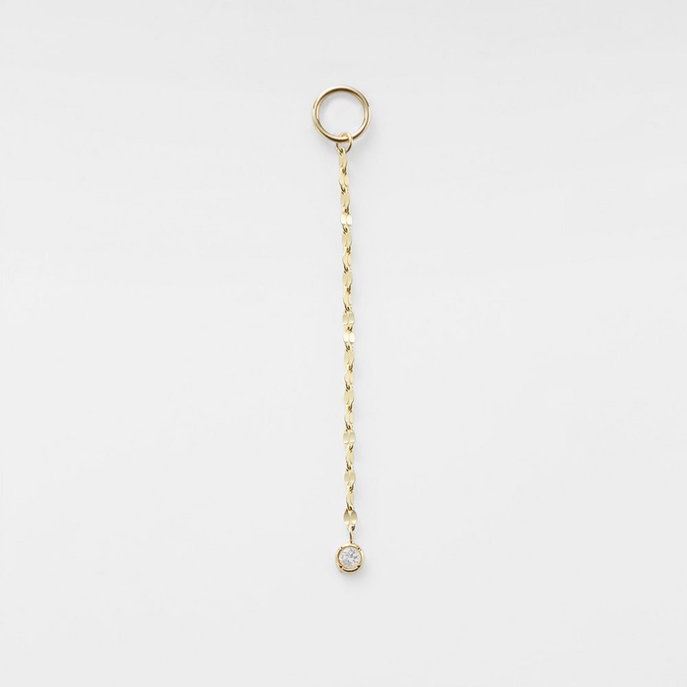 NOJESS 【Tiny Charm】K10トパーズチャーム ノジェス アクセサリー・腕時計 その他のアクセサリー・腕時計 ホワイト【送料無料】