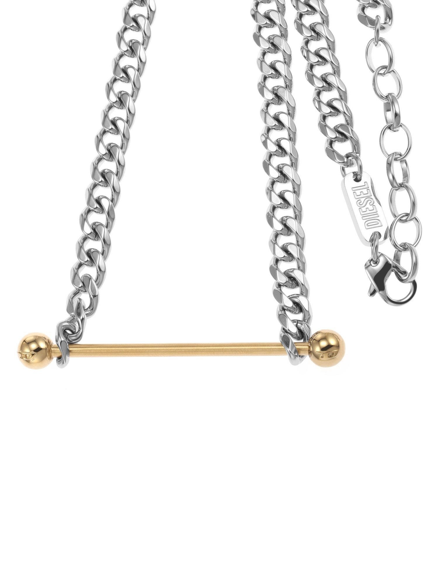 【SALE／10%OFF】DIESEL ディーゼル アクセサリー メンズ ネックレス シルバー DX1409931 ウォッチステーションインターナショナル アクセサリー・腕時計 ネックレス シルバー【送料無料】