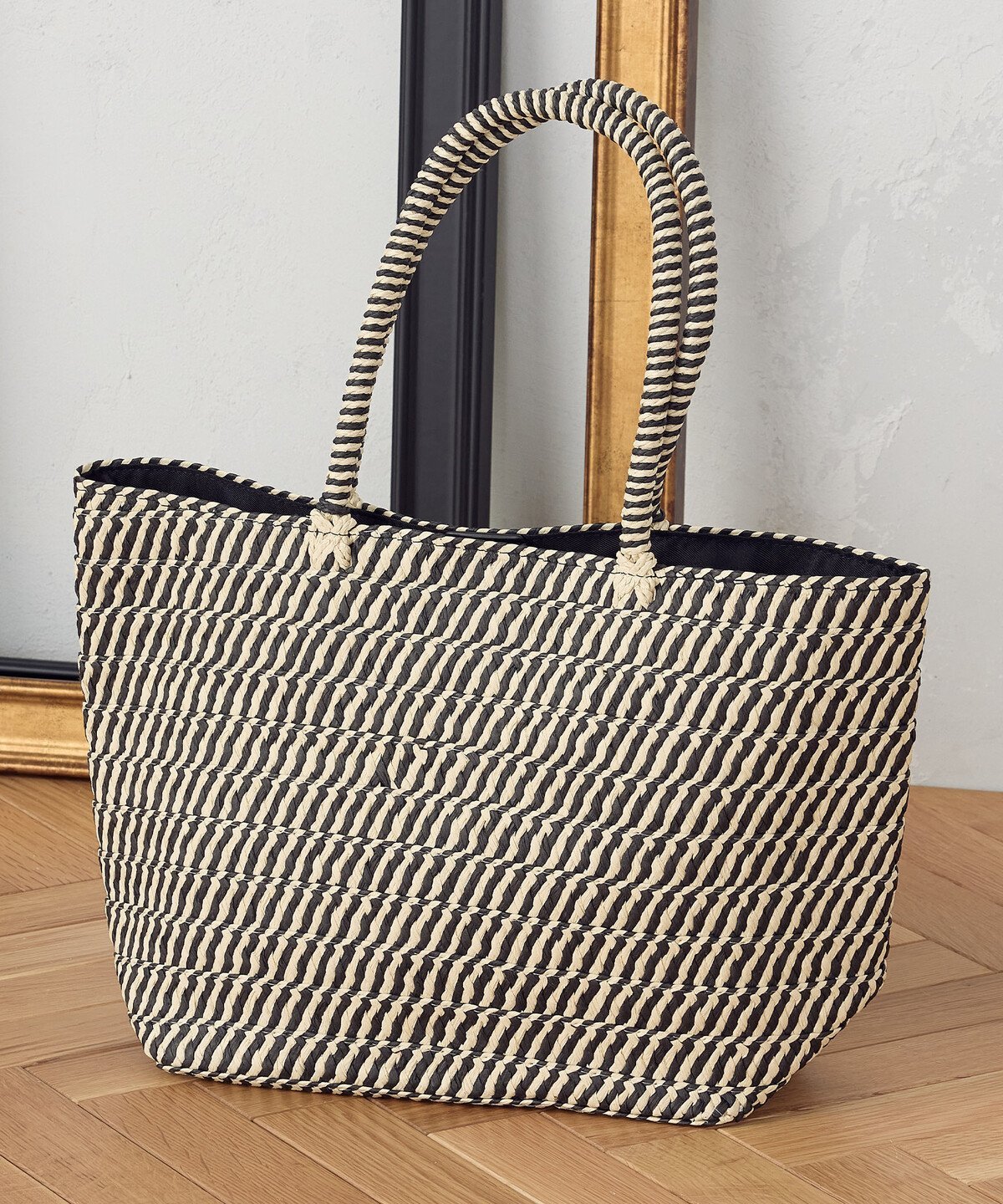 【SALE／40%OFF】MONO COMME CA カラー雑材トート コムサイズム バッグ トートバッグ ベージュ ブラック グレー グリーンのサムネイル