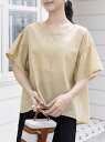 【SALE/20%OFF】Doux Belle コットン 綿 麻 ドゥー・ベル トップス その他のトップス ベージュ ホワイト グリーン ブラック