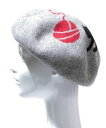 GSC GOODS & SHOES SELECT HUT/ハット cat & yarn beret ゴースローキャラバン 帽子 その他の帽子 ベージュ グレー【送料無料】