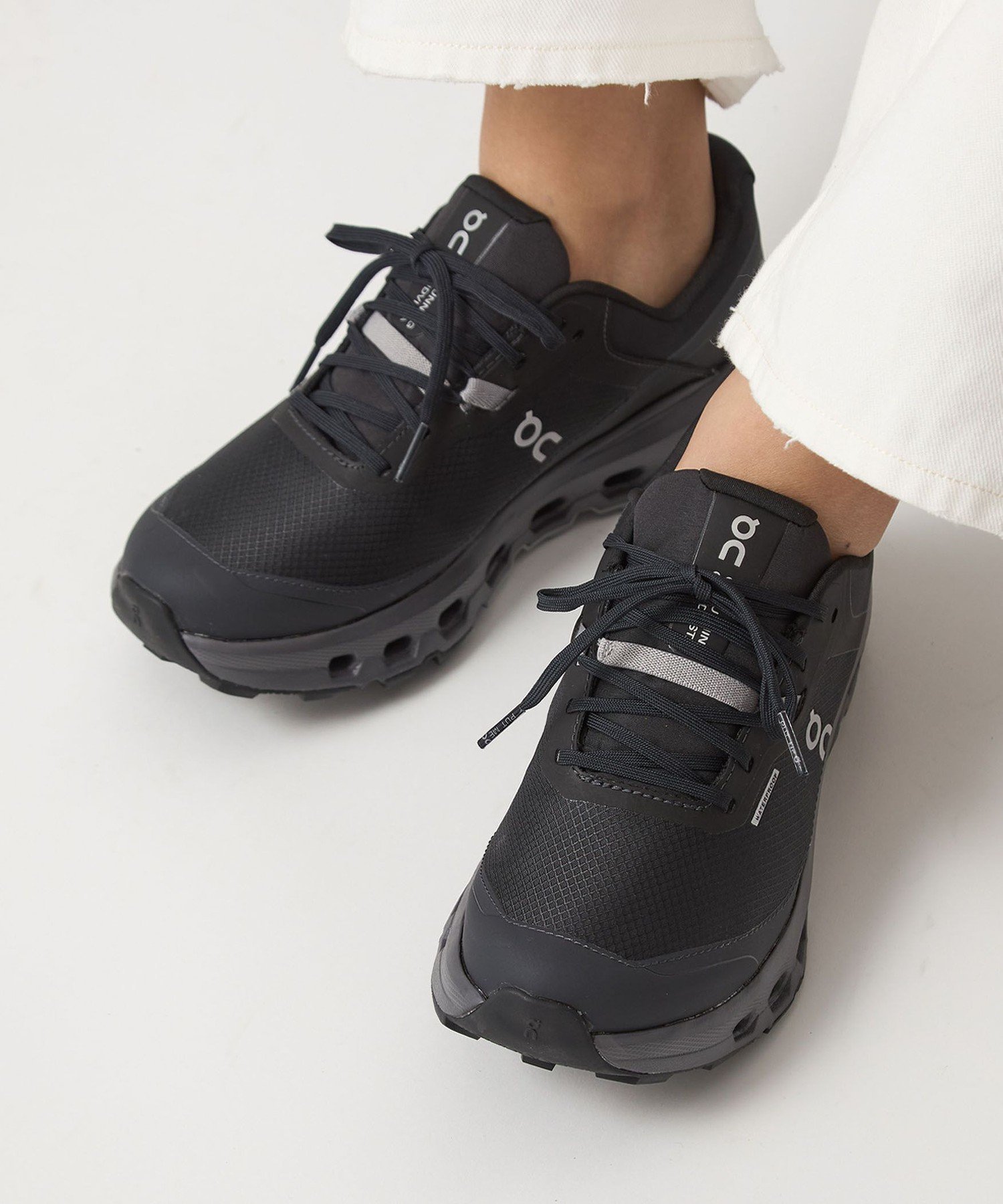 【SALE／10%OFF】UNITED ARROWS green label relaxing ＜On＞Cloudvista 2 Waterproof スニーカー ユナイテッドアローズ グリーンレーベルリラクシング シューズ・靴 スニーカー ブラック【送料無料】