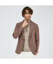 【SALE/40%OFF】DESIGNWORKS BOTTLI社コットンリネンイージー ジャケット デザインワークス ジャケット・アウター テーラードジャケット・ブレザー ブルー レッド【送料無料】