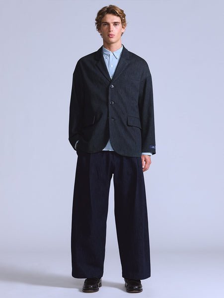 Levi's BLUETAB(TM) プリーツトラウザー ジーンズ ダークインディゴ リーバイス パンツ ジーンズ・デニムパンツ ネイビー【送料無料】
