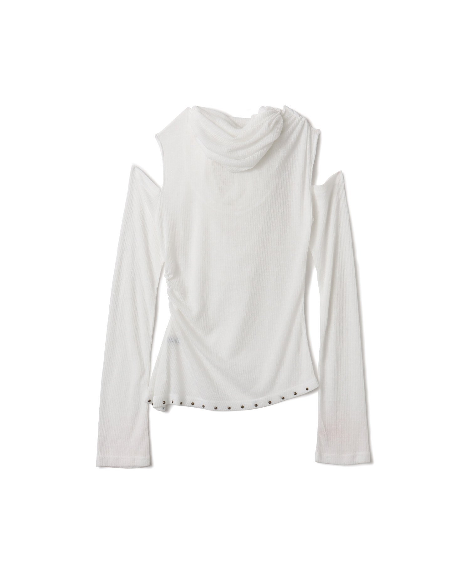 atmos pink atmos pink See-Through 3-Ways Tops WHITE アトモス トップス カットソー・Tシャツ ホワイト