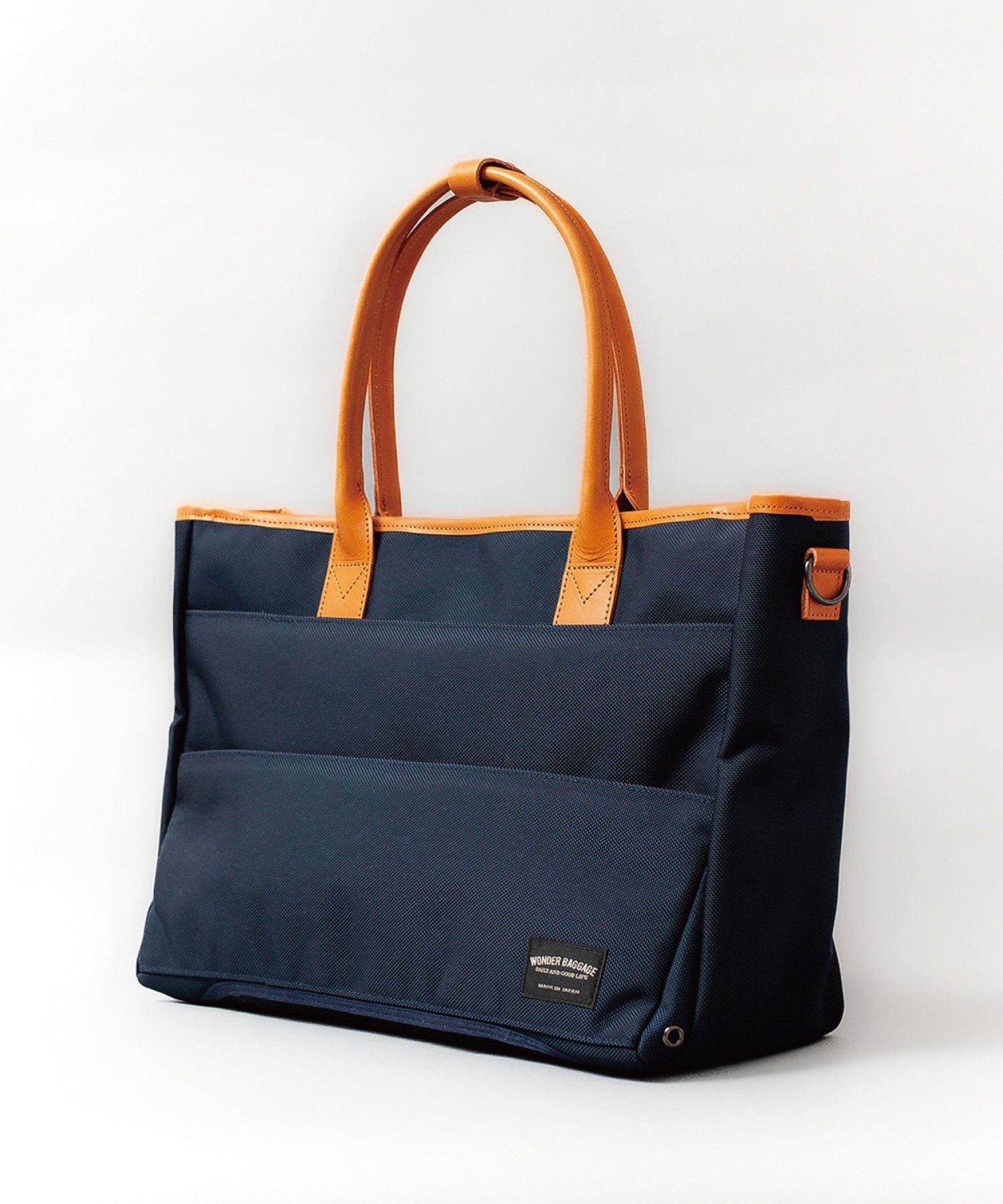 WONDER BAGGAGE トート WR トートバッグ コーデュラバリスティック ショルダー別売り ワンダーバゲージ バッグ トートバッグ ネイビー