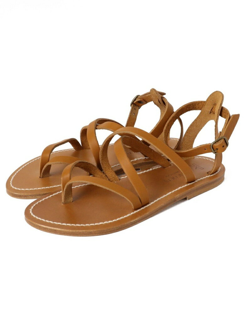 【SALE／60%OFF】SHIPS WOMEN K.Jacques:トングストラップサンダル シップス シューズ・靴 サンダル ブラウン【送料無料】のサムネイル