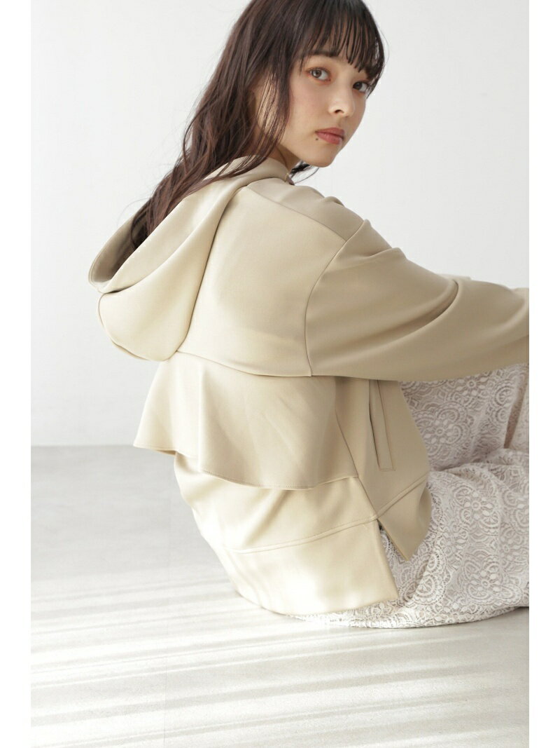 【SALE／50%OFF】JILL by JILL STUART ラッフルフリルパーカー ジル バイ ...