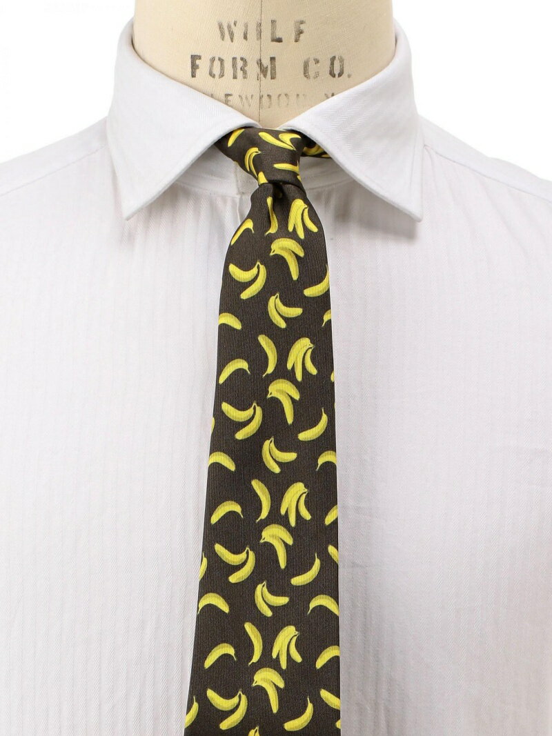 【SALE／41%OFF】UNITED ARROWS ＜Kinloch(キンロック)＞ BANANA TIE ユナイテッドアローズ スーツ・フォーマル ネクタイ・蝶ネクタイ ブラウン ネイビー【送料無料】