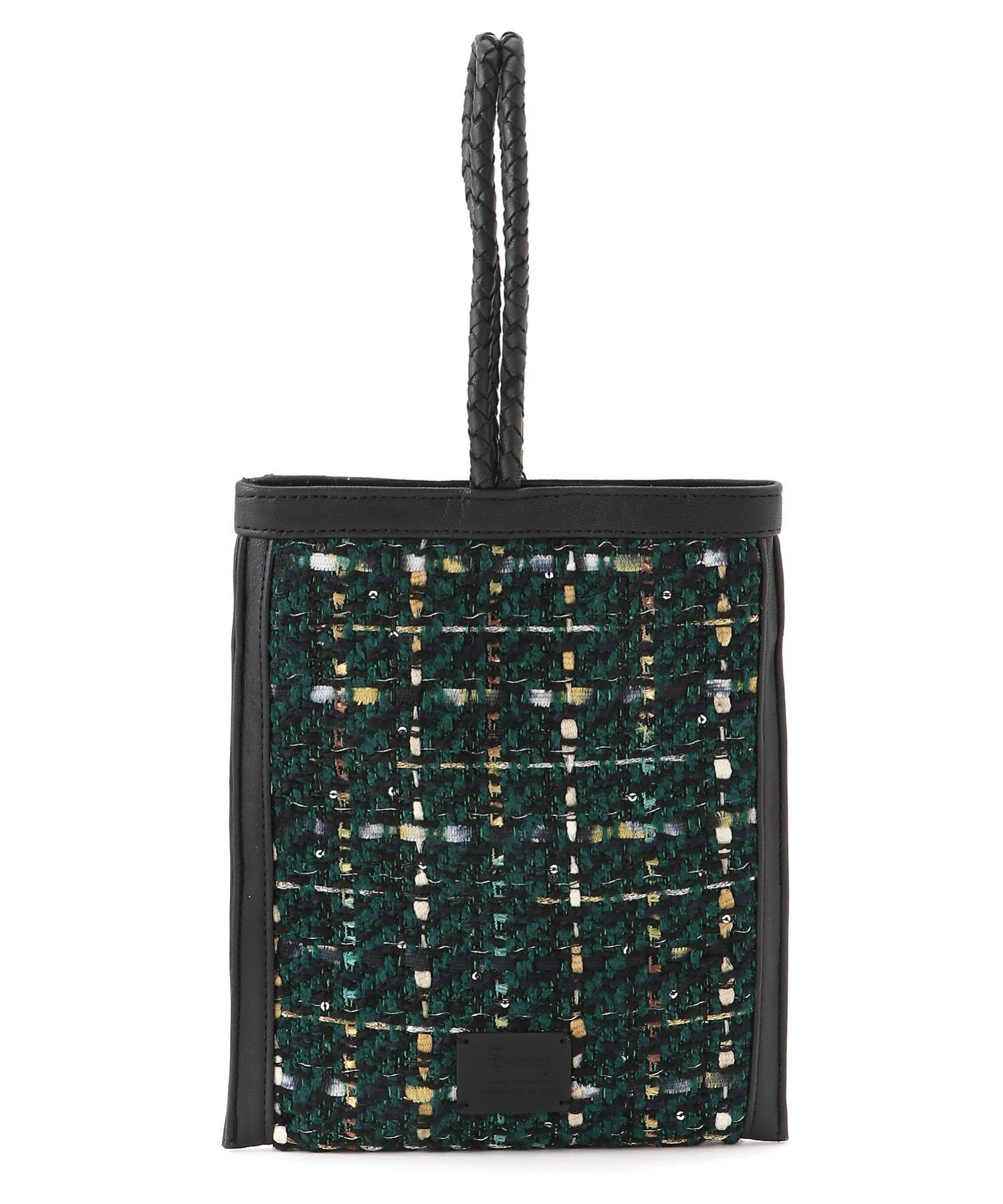 Swaraj Swaraj/ツイードレザー2WAY mini BAG(山羊革) スワラージ バッグ ハンドバッグ【送料無料】