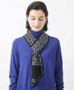 【SALE/50%OFF】GEORGES RECH(小さいサイズ) GRロゴ細幅ニットスカーフ メゾンドゥサンク ファッション雑貨 マフラー・ストール・ネックウォーマー ブラック【送料無料】(4)