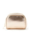 【SALE/20%OFF】OPAQUE.CLIP マチ付きスクエアポーチ オペークドットクリップ 財布・ポーチ・ケース ポーチ ブラック ゴールド