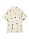 gelato pique 【UNISEX】SUMMER DOG総柄シャツ ジェラートピケ トップス カットソー・Tシャツ ピンク【送料無料】