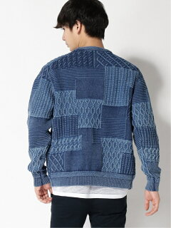 Cotton Indigo Fun Cardigan 11-15-1328-156: Indigo Cotton Indigo Fun Cardigan 11-15-1328-156: Indigo