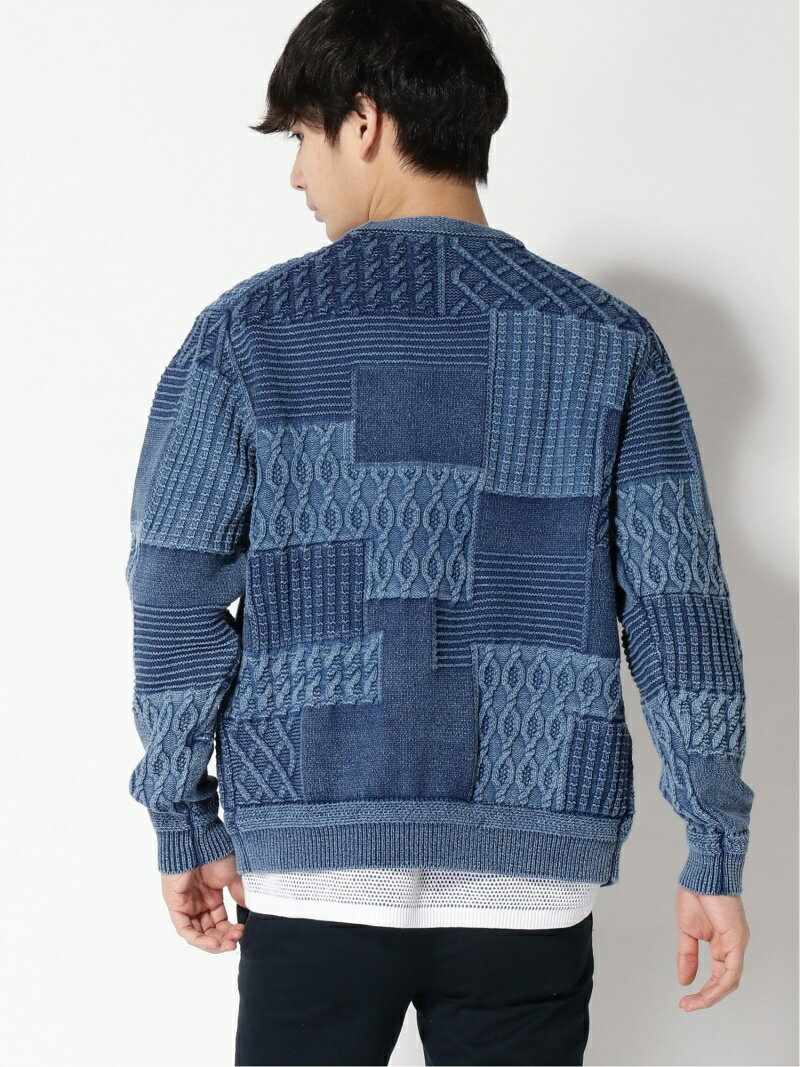 Cotton Indigo Fun Cardigan 11-15-1328-156: Indigo
