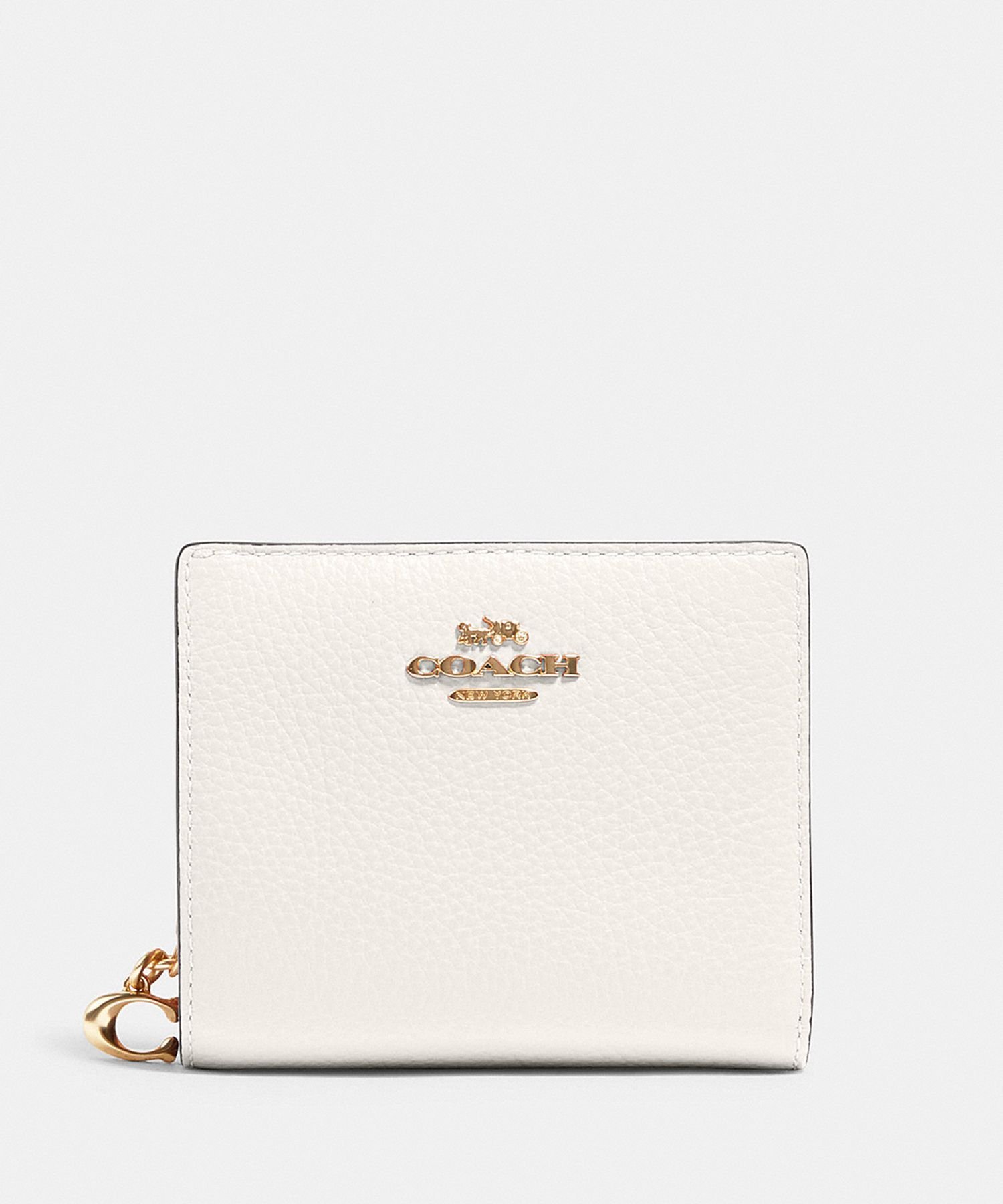 【SALE／62%OFF】COACH OUTLET スナップ ウォレット コーチ　アウトレット 財布・ポーチ・ケース 財布 ホワイト【送料無料】