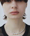 quip queint quip queint/(U)bowling asymmetry necklace セットアップセブン アクセサリー・腕時計 ネックレス...