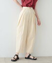 【SALE/36%OFF】GALLEST バレルタックパンツ インディヴィ パンツ その他のパンツ ブラック グレー ホワイト【送料無料】(4)
