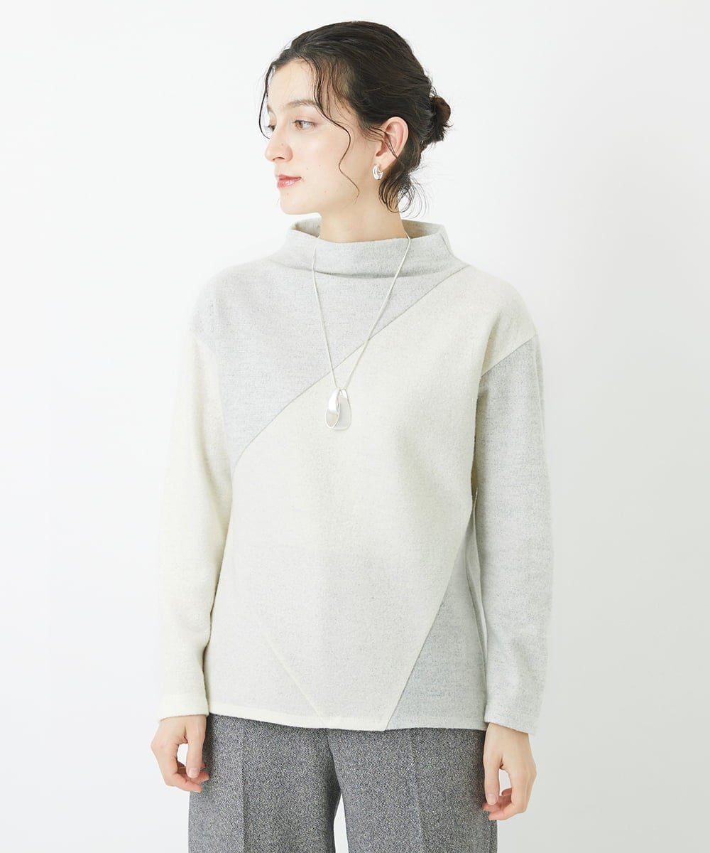 【SALE/50%OFF】GEORGES RECH(小さいサイズ) ループラメAラインジャージープルオーバー メゾンドゥサンク トップス カットソー・Tシャツ ...