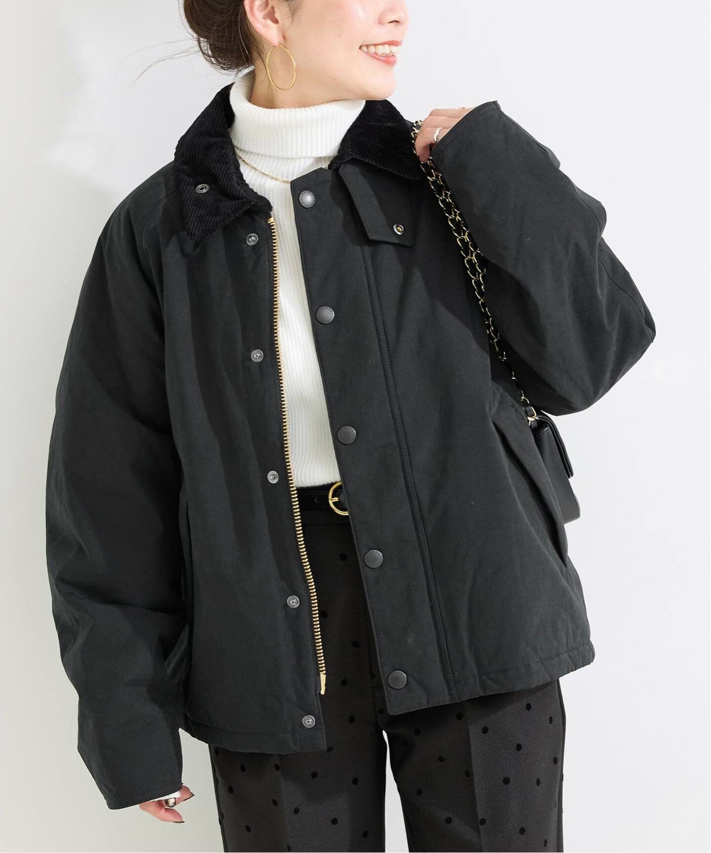 B.C STOCK 【WEB+一部店舗限定】Barbour/バブアー padded transport jacket ベーセーストック ジャケット・アウター その他のジャケット・アウター カーキグリーン ブラック【送料無料】のサムネイル