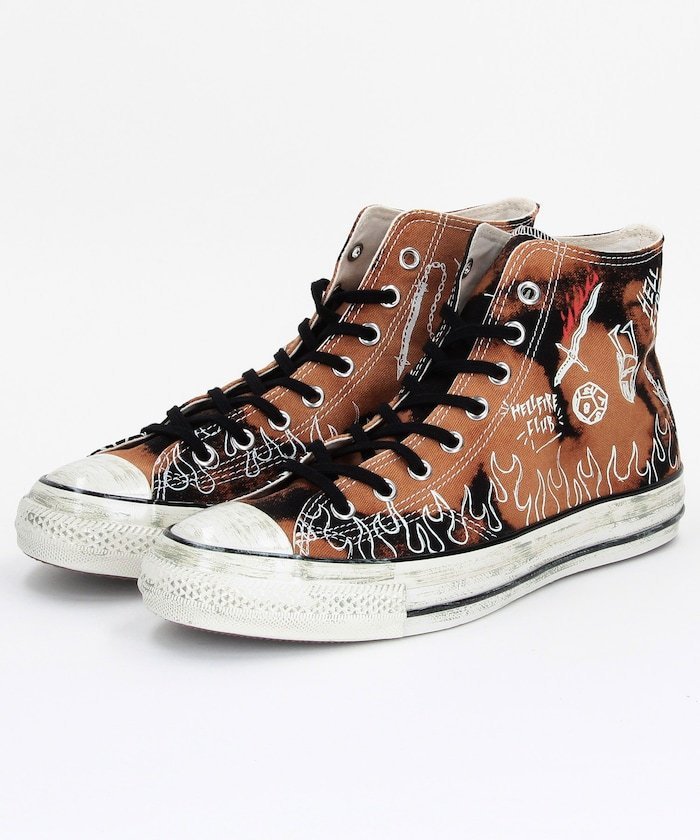 CONVERSE ALL STAR AGED 87 HC HI "STRANGER THINGS 5"【26.0-28.0cm】 フリークスストア シューズ・靴 スニーカー ベージュ【送料無料】