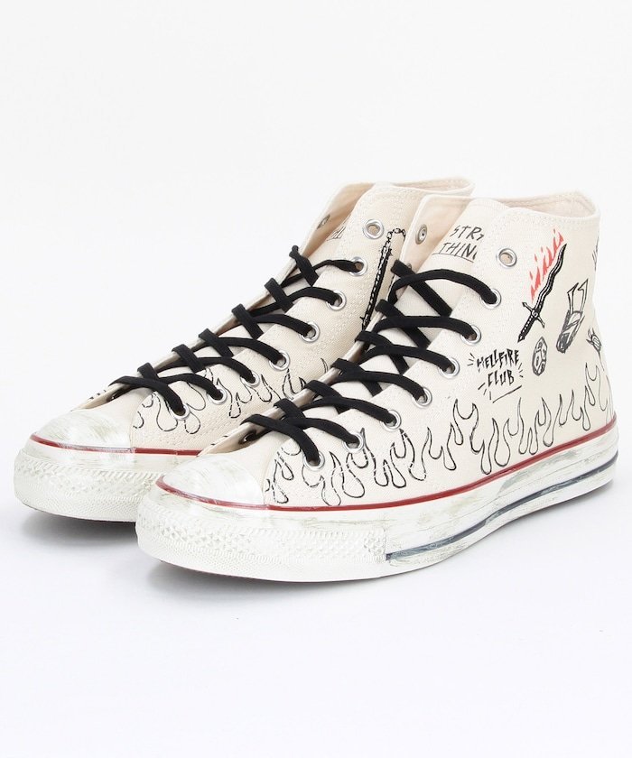 CONVERSE ALL STAR AGED 87 HC HI "STRANGER THINGS 5"【26.0-28.0cm】 フリークスストア シューズ・靴 スニーカー ベージュ【送料無料】