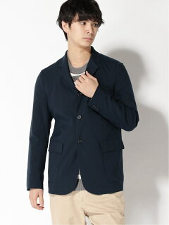 Taslan Chambray 3-button Travel Sport Coat 11-16-1569-803: Navy Taslan Chambray 3-button Travel Sport Coat 11-16-1569-803: Navy