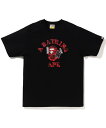 A BATHING APE RAKUTEN EXCLUSIVE 30TH LOGO TEE ア ベイシング エイプ トップス カットソー・Tシャツ ブラック ホワイト【送料無料】