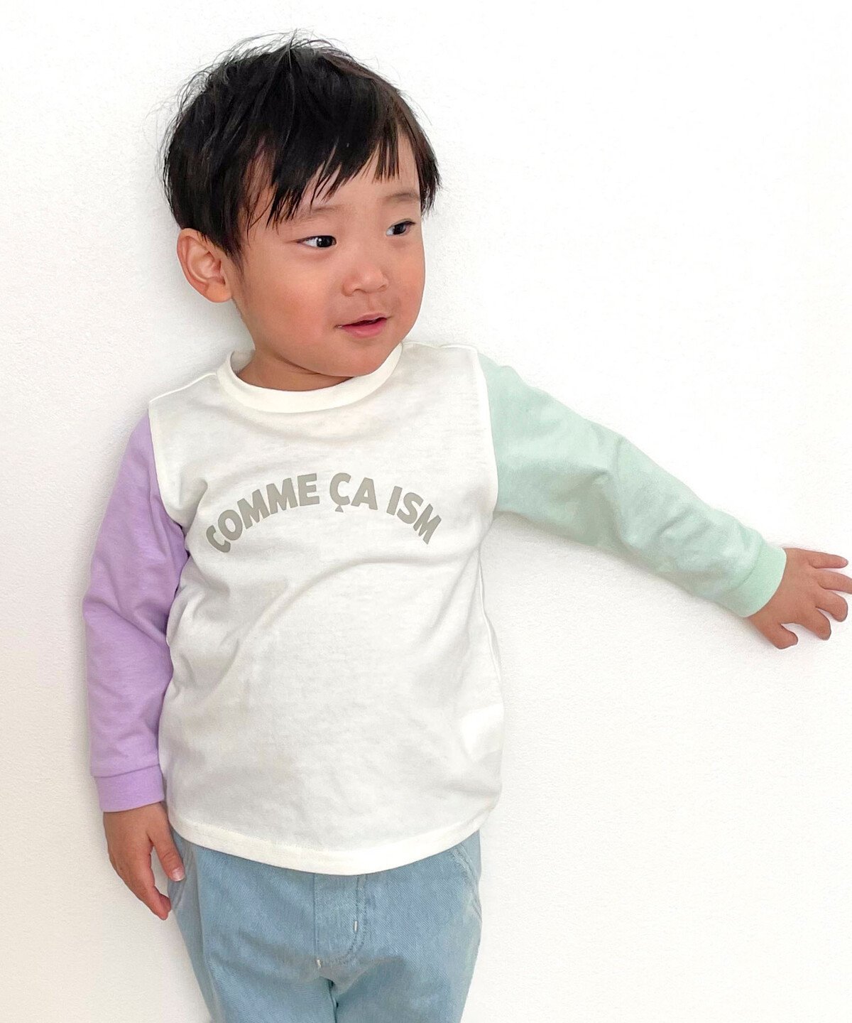 COMME CA ISM ロゴプリントTシャツ(ベビーサイズ) コムサイズム マタニティウェア・ベビー用品 その他のベビーグッズ