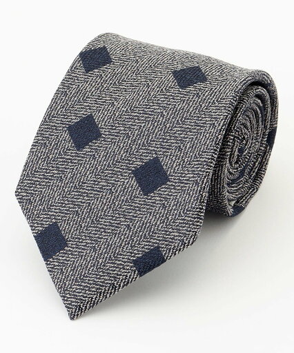 JOSEPH ABBOUD 【日本縫製】シャンブレーヘリンボーンスクエアジャガード ネクタイ ジョセフアブード スーツ・フォーマル ネクタイ・蝶ネクタイ グレー【送料無料】 JOSEPH ABBOUD 【日本縫製】シャンブレーヘリンボーンスクエアジャガード ネクタイ ジョセフアブード スーツ・フォーマル ネクタイ・蝶ネクタイ グレー【送料無料】