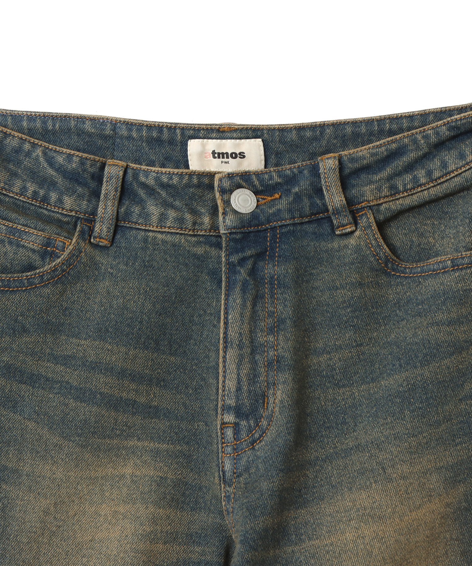 atmos pink atmos pink Flare Denim Pants BLUE アトモス パンツ その他のパンツ ブルー