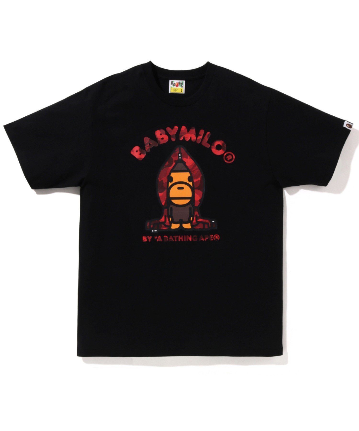 A BATHING APE RAKUTEN EXCLUSIVE BABY MILO TEE ア ベイシング エイプ トップス カットソー Tシャツ ブラック ホワイト【送料無料】