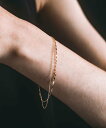 les bon bon les bon bon/2 tone bracelet 10金 10K K10 ブレスレット 日本製 ルボンボン ギフト セットアップセ...