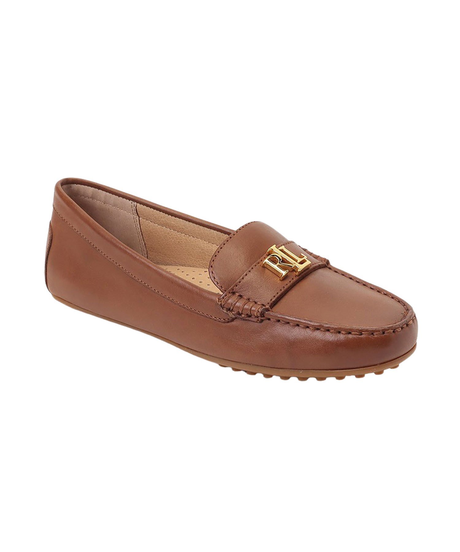 【SALE／30%OFF】LAUREN RALPH LAUREN LAUREN RALPH LAUREN R65G BARNSBURY バーンズバリー タン フラットシューズ ローレン ラルフ ローレン リーガル フットコミュニティー シューズ・靴 モカシン・デッキシューズ ブラウン【送料無料】のサムネイル