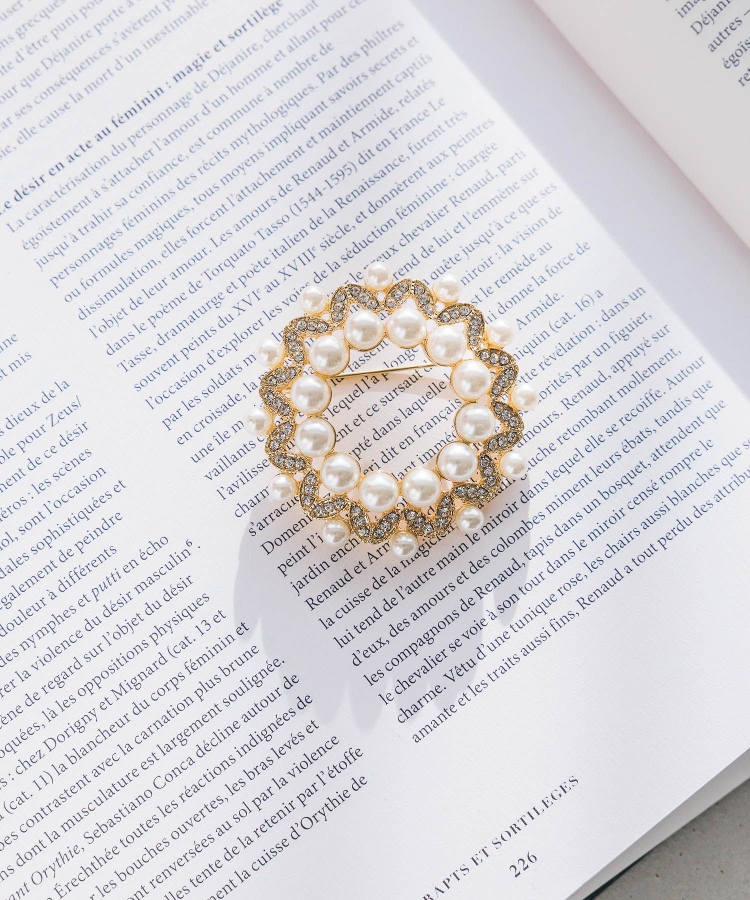 【SALE／30%OFF】GLOBAL WORK ストーンブローチ/250493 グローバルワーク アクセサリー・腕時計 ブローチ・コサージュ・バッジ stylife-14906907 Rakuten Fashion サンプル画像3