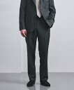 UNITED ARROWS MARLANE 1プリーツ スラックス R-MODEL ユナイテッドアローズ スーツ・フォーマル スーツパンツ グリーン【送料無料】