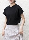【SALE/20%OFF】Doux Belle コットン 綿 ラウンドネック ドゥー・ベル トップス その他のトップス ホワイト ブラック