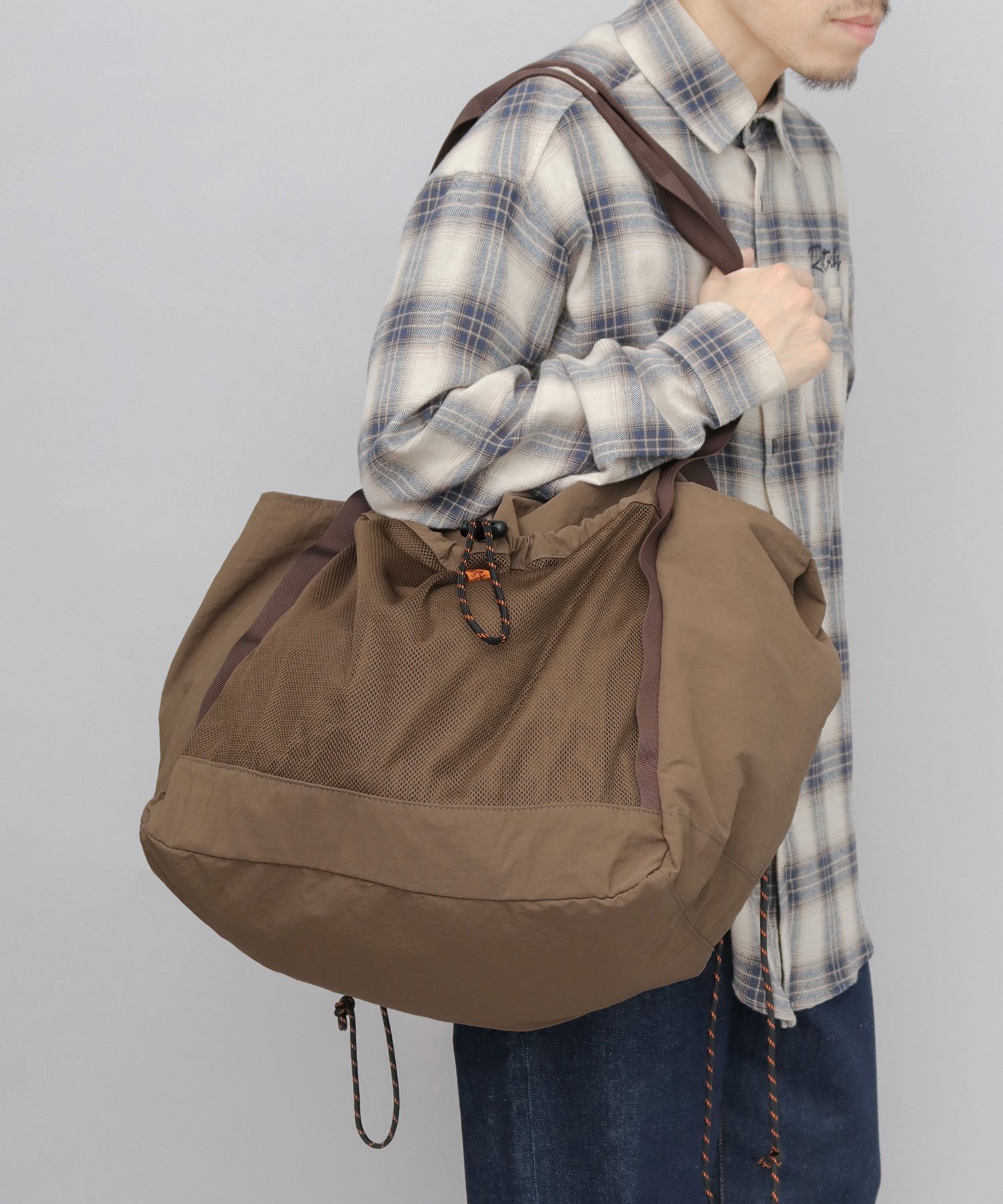 UNIVERSAL OVERALL ユニバーサルオーバーオール 巾着 トートバッグ 大容量 信玄武道バッグ 撥水 エー...