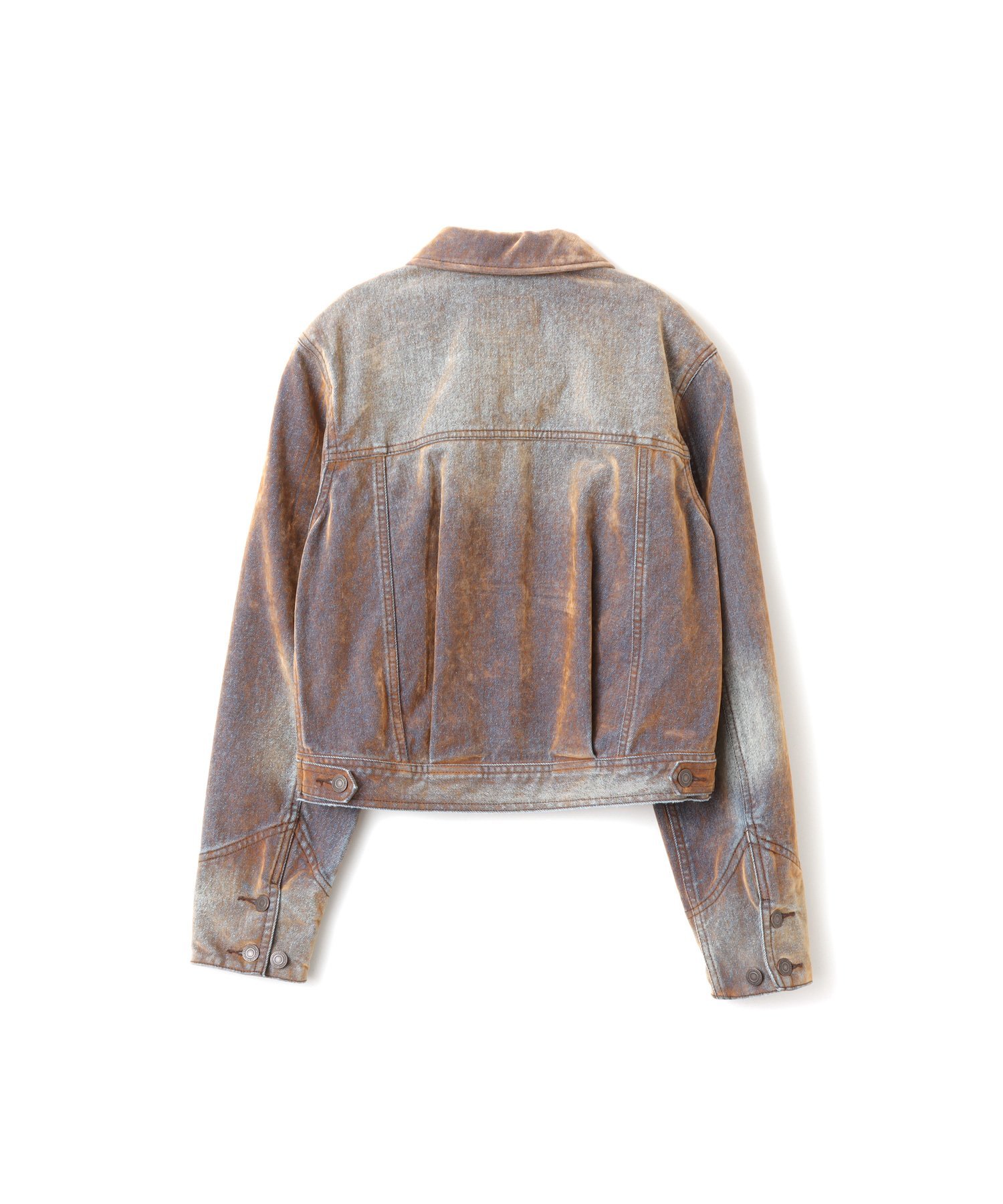 atmos pink atmos pink Flocky Denim Jacket BRONZE アトモス ジャケット・アウター その他のジャケット・アウター ブラウン