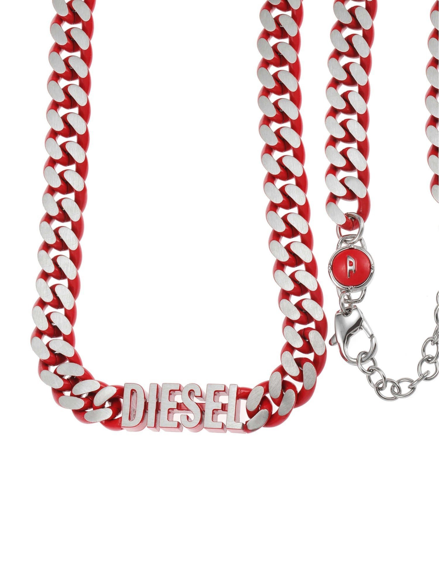 ディーゼル アクセサリー メンズ ネックレス レッド DX1416040 ウォッチステーションインターナショナル アクセサリー・腕時計 ネックレス レッド