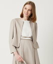 TOCCA 【消臭・洗える】SUMMER LUCE ジャケット トッカ ジャケット・アウター テーラードジャケット・ブレザー ホワイト ベージュ ネイビー【送料無料】