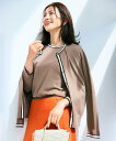 【SALE/30%OFF】J.PRESS 【洗える】トリムツイン ニット ジェイプレス トップス アンサンブル ブルー ネイビー グレー ブラウン【送料無料】